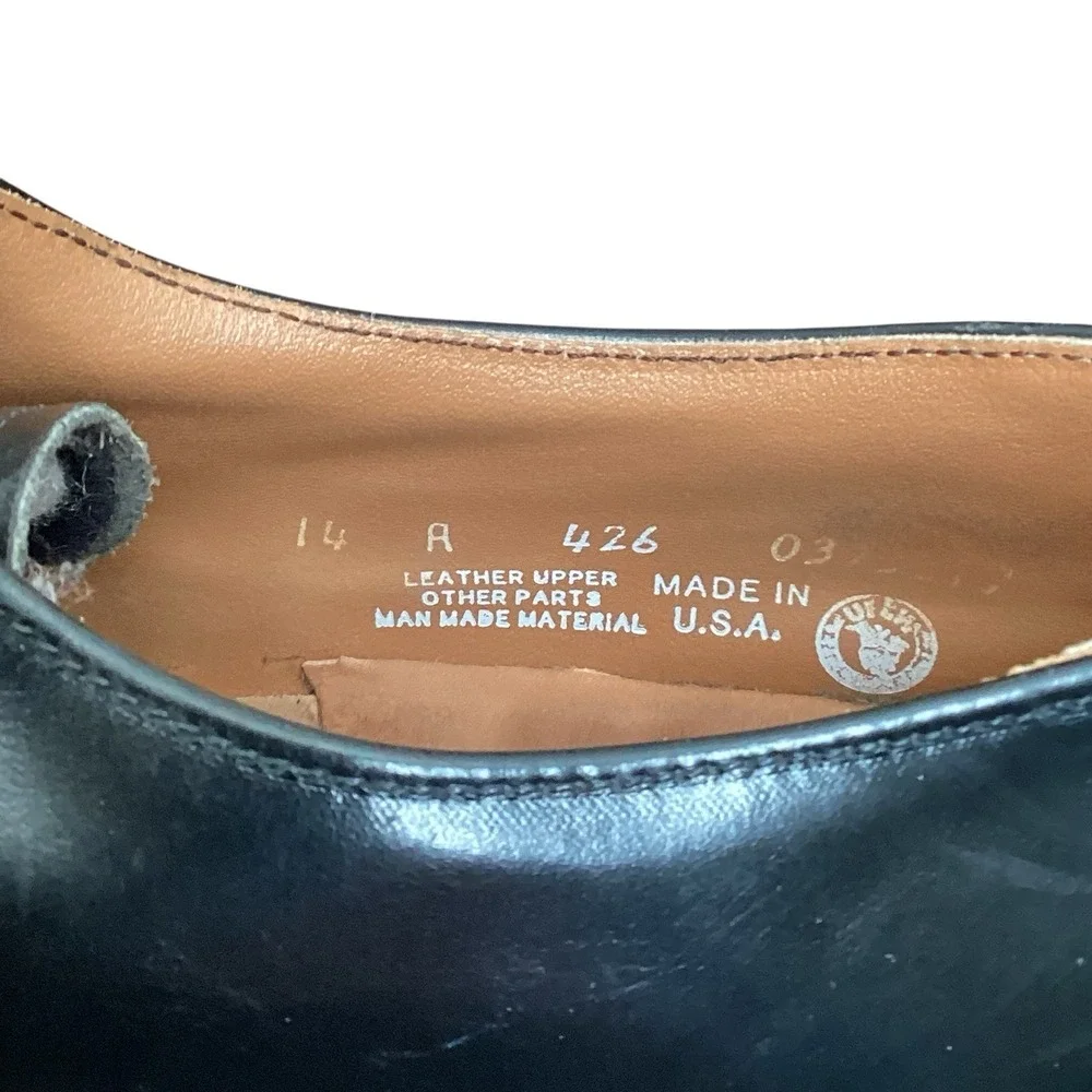 Made‎ in USA Leather Classics Men's Size 14 R Premium Quality  Wear Oxford Shoes